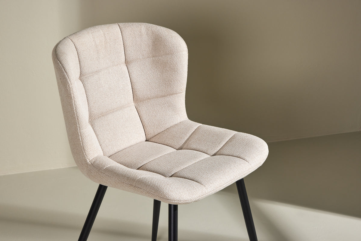 Venture Design Lily Matstolar 2-pack Beige