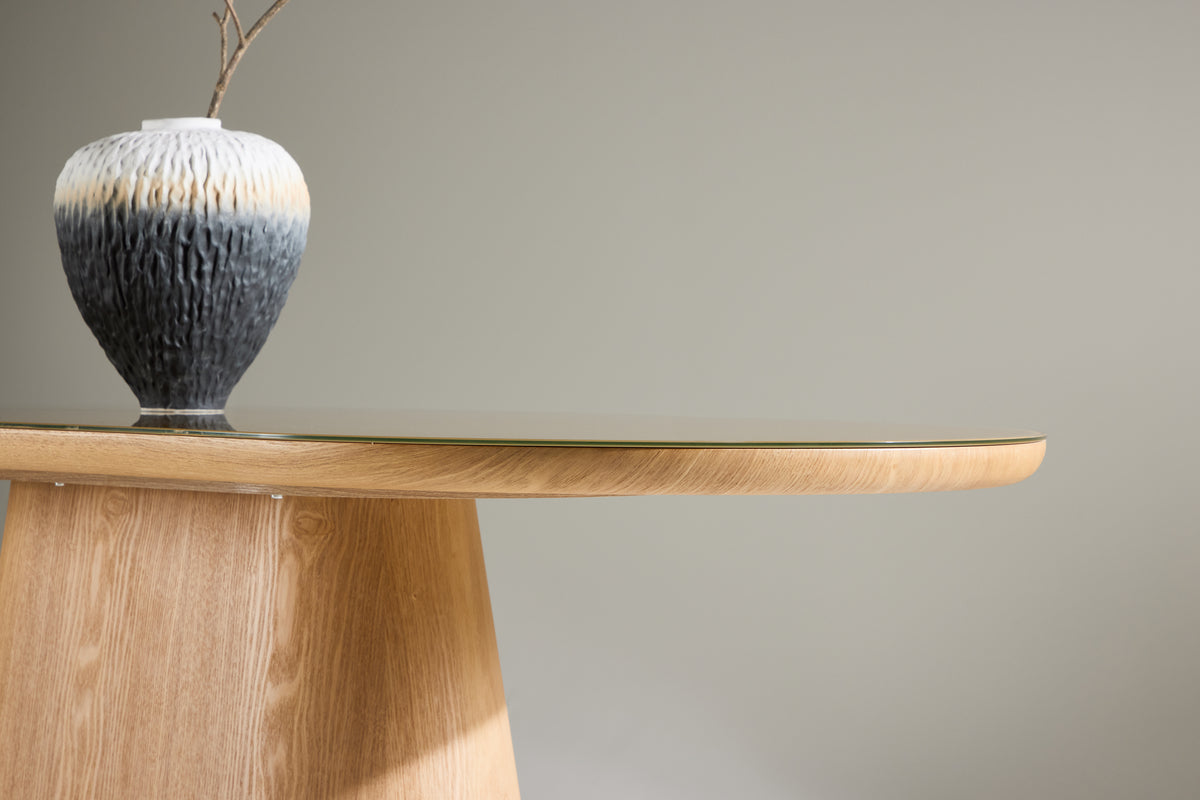 Venture Design Castor Ovala Matbord 200 x 90 Natur