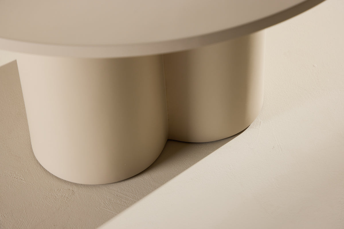 Venture Design Olivia Soffbord ⌀80 Beige