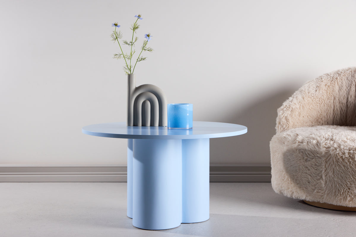 Venture Design Olivia Soffbord ⌀80 Blå