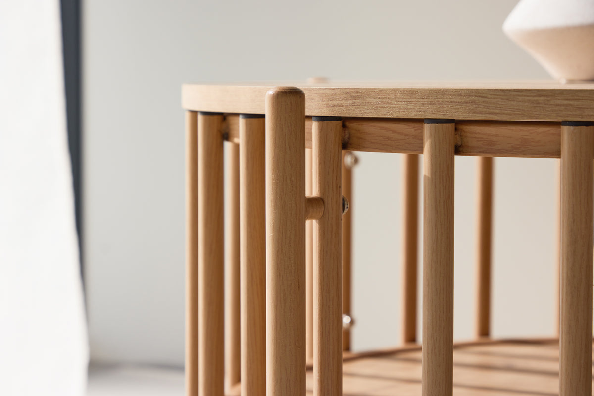 Venture Design Rubbo Soffbord ⌀80 Natur