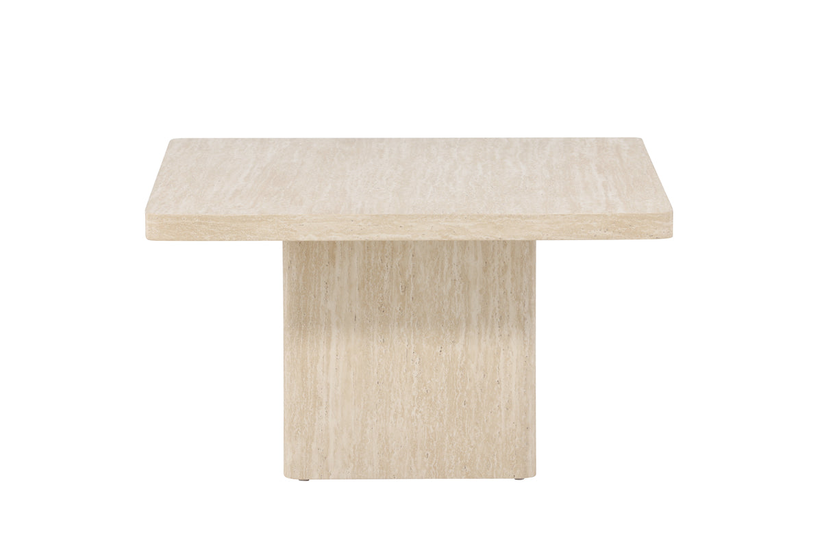 Venture Design Qvart Soffbord 80 x 80 Beige