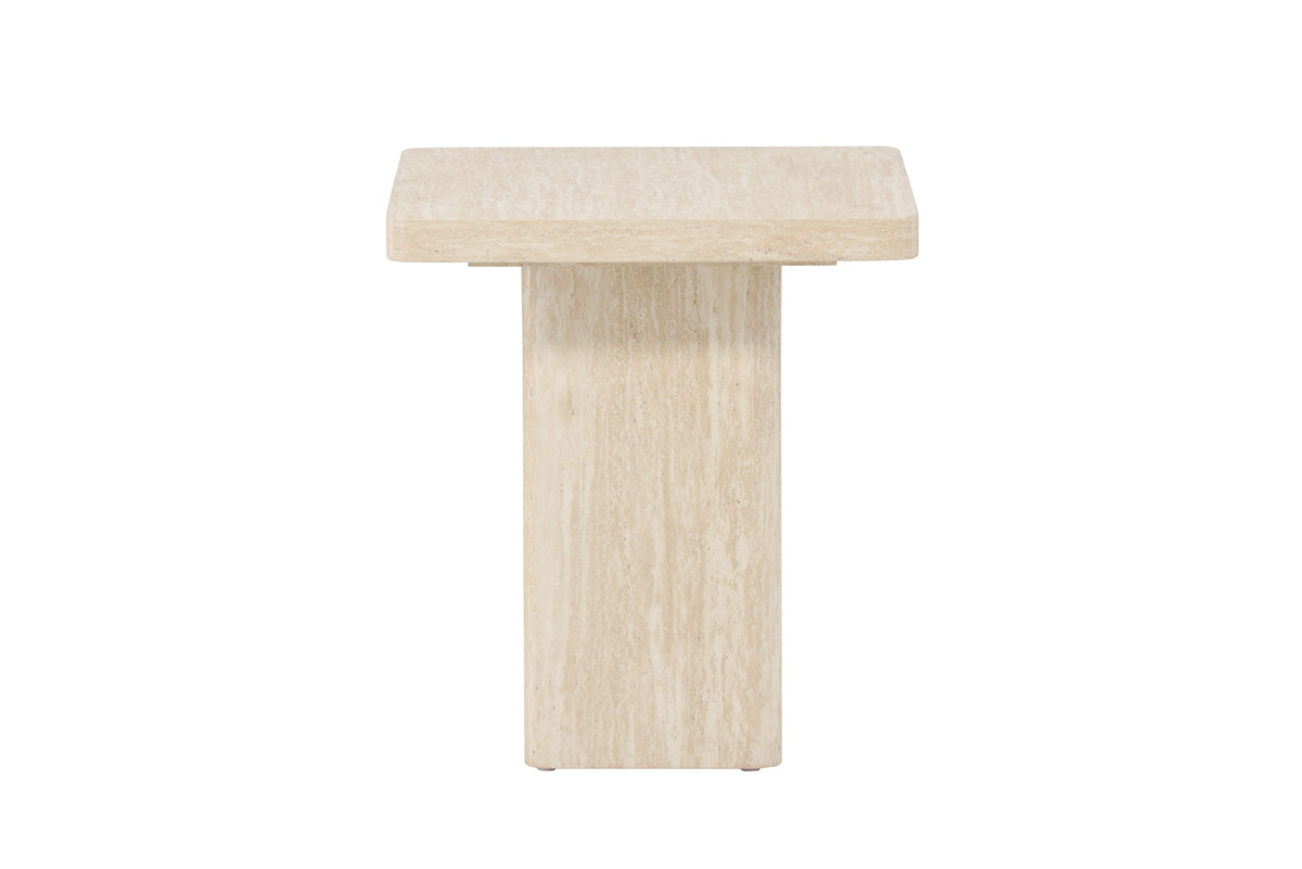 Venture Design Qvart Soffbord 50 x 50 Beige