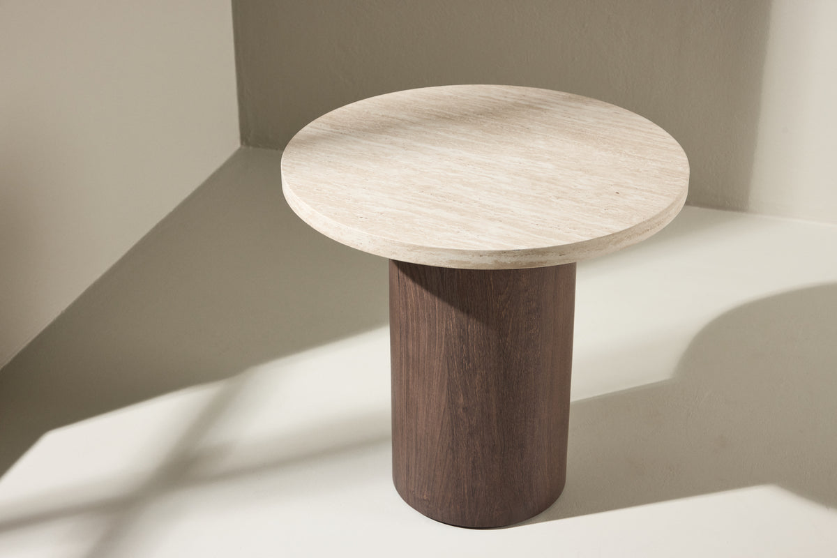 Venture Design Megg Soffbord ⌀50 Beige