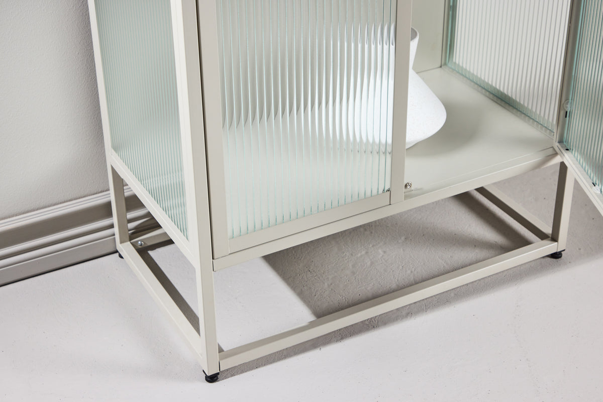 Venture Design Garis Skåp 40 x 160 x 70 Beige