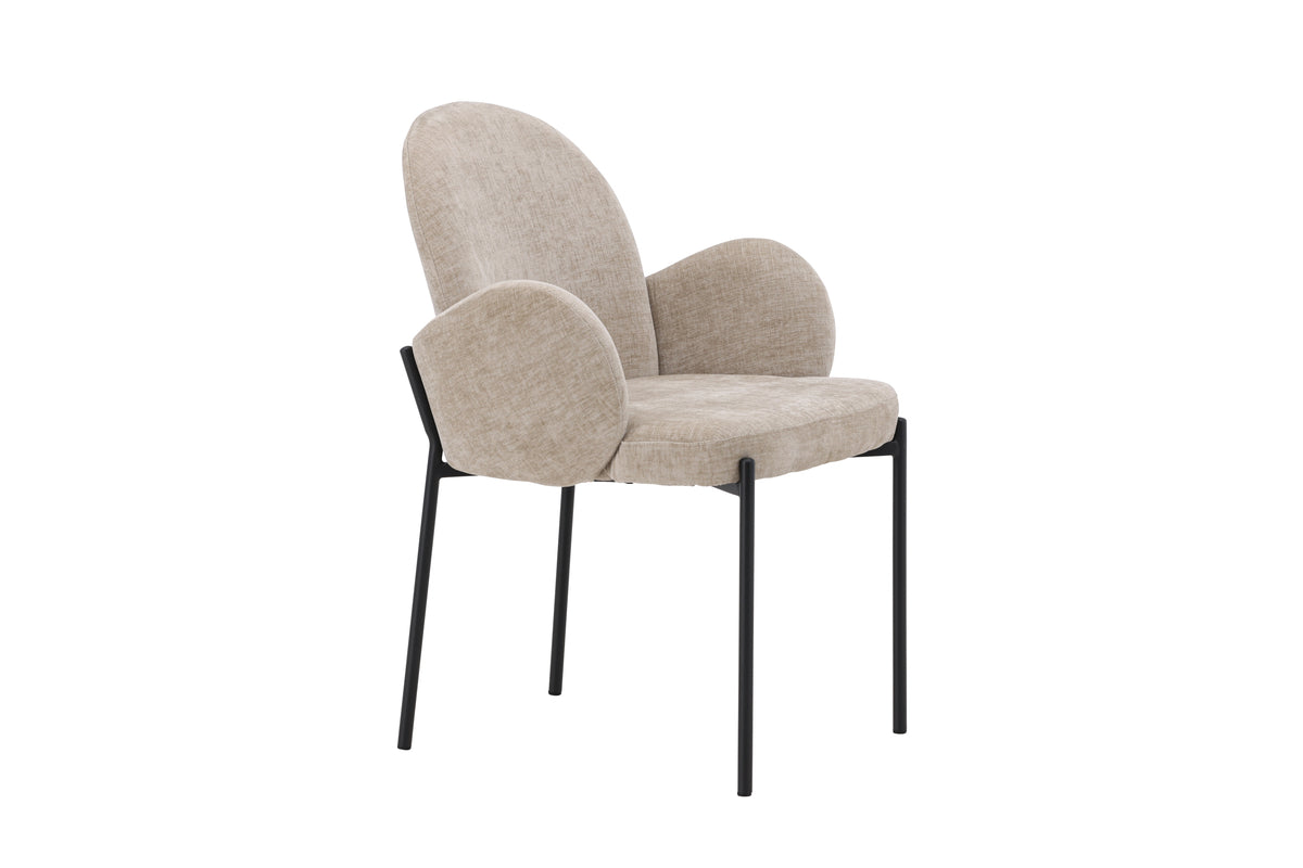 Venture Design Blom Matstolar 2-pack Beige