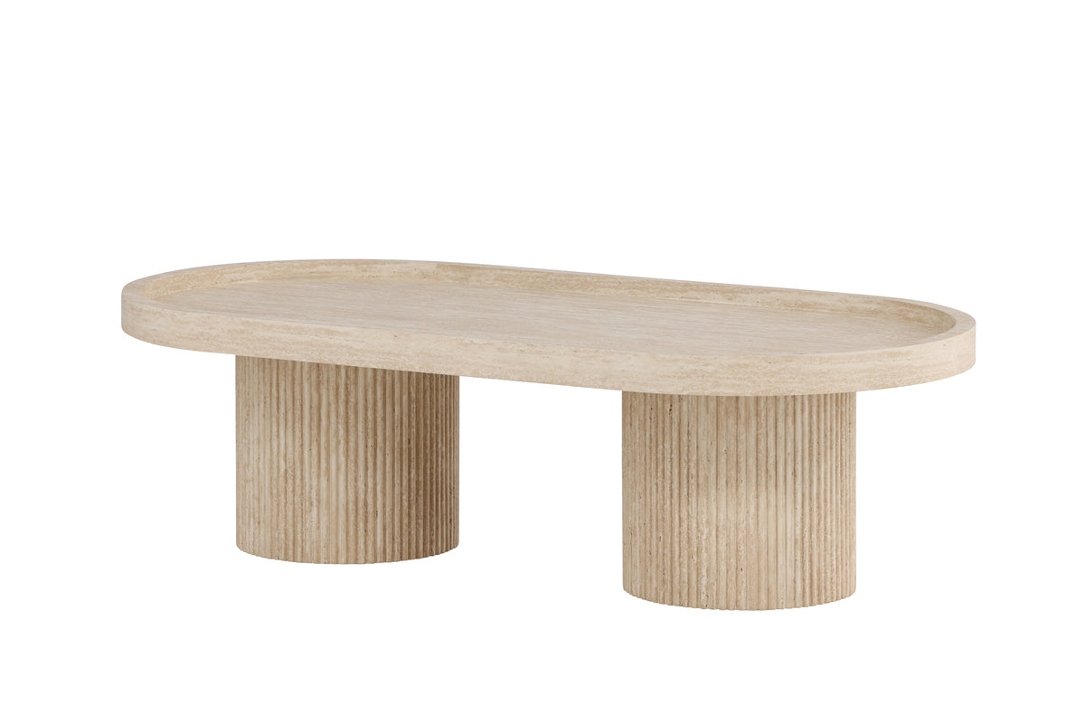Venture Design Krille Soffbord 120 x 60 Beige