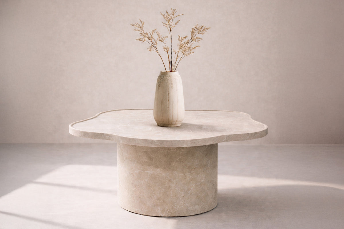 Venture Design Ilse Soffbord Ø90 Beige