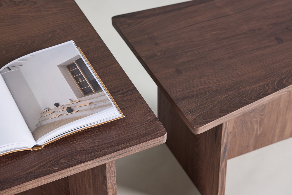 Venture Design Sala Soffbord Bord 1: 60 cm, Bord 2: 40 cm x Bord 1: 60 cm, Bord 2: 40 cm Mocka