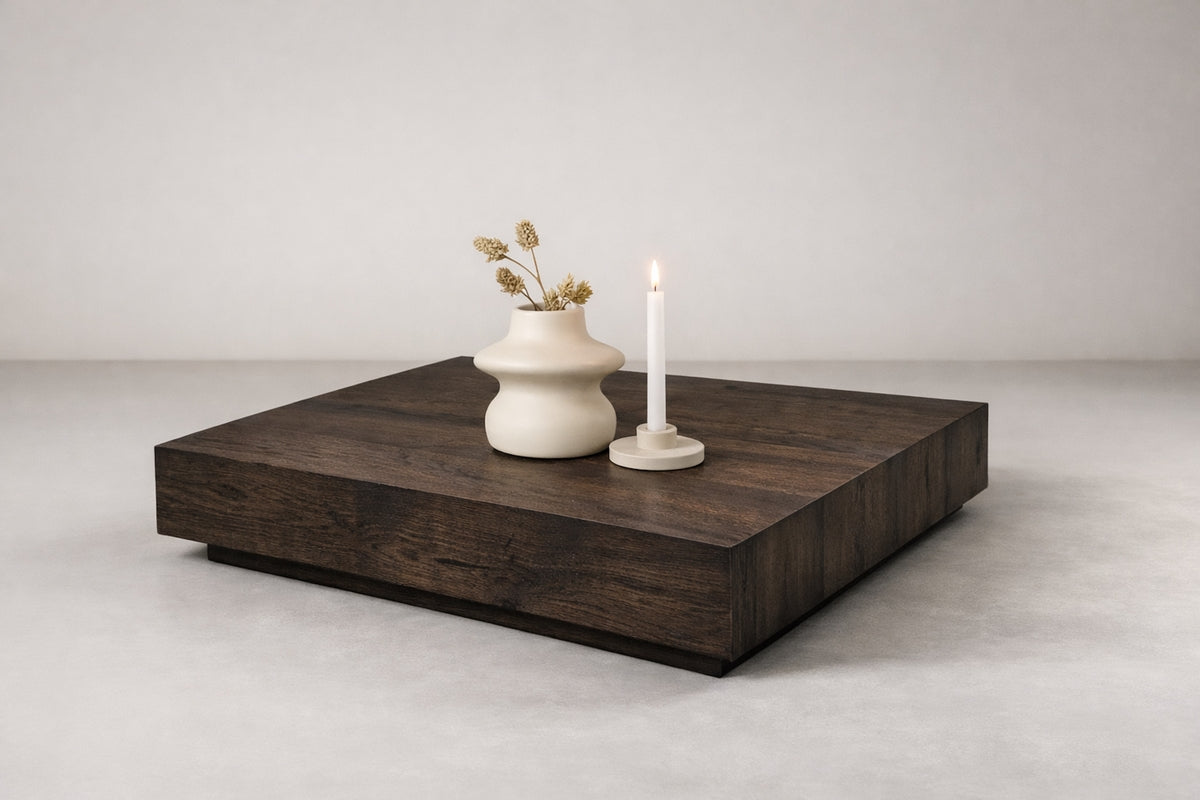 Venture Design York Soffbord 80 x 80 Mocka