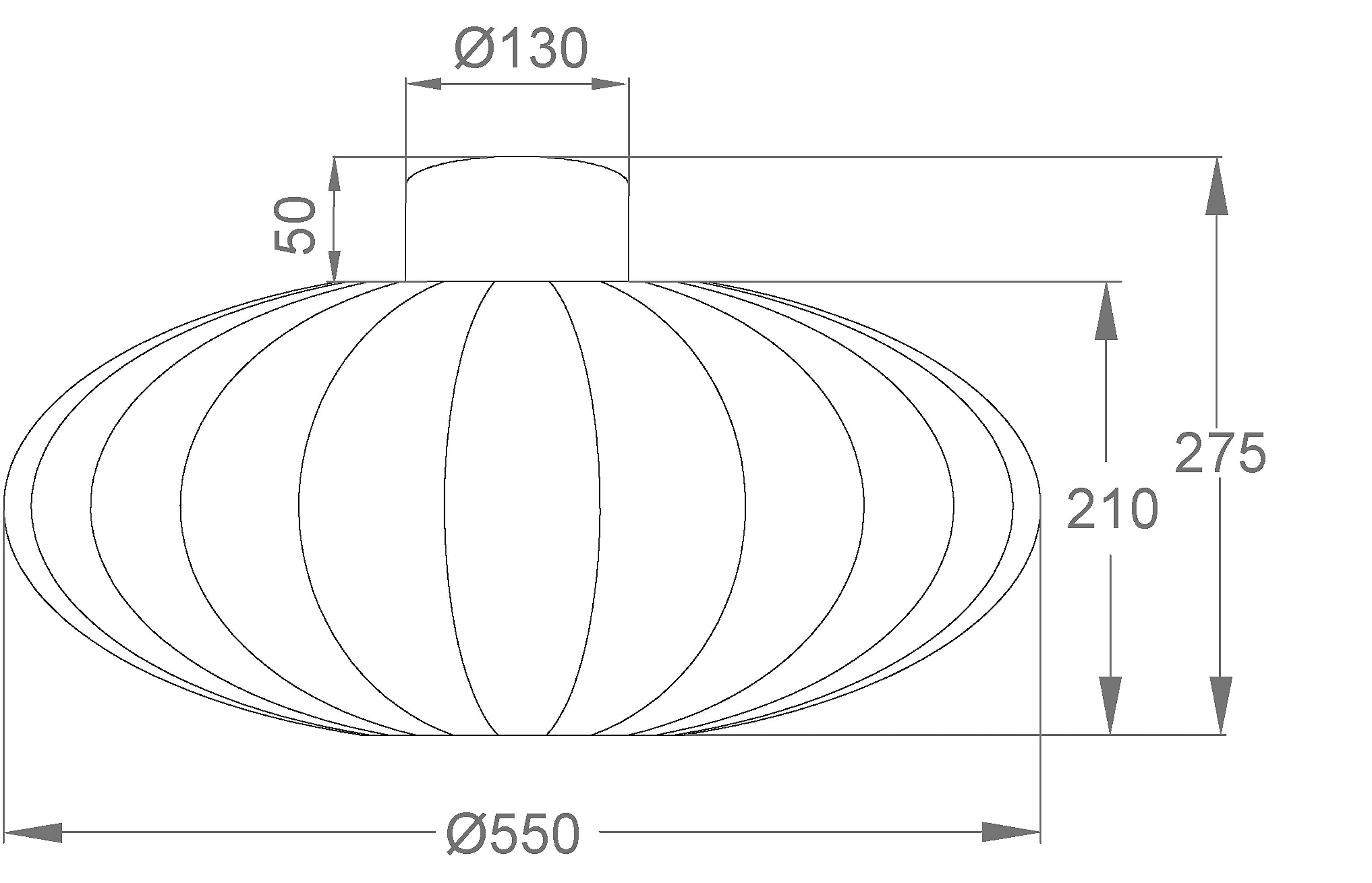Aneta Home MAMSELL plafond Ø55 cm