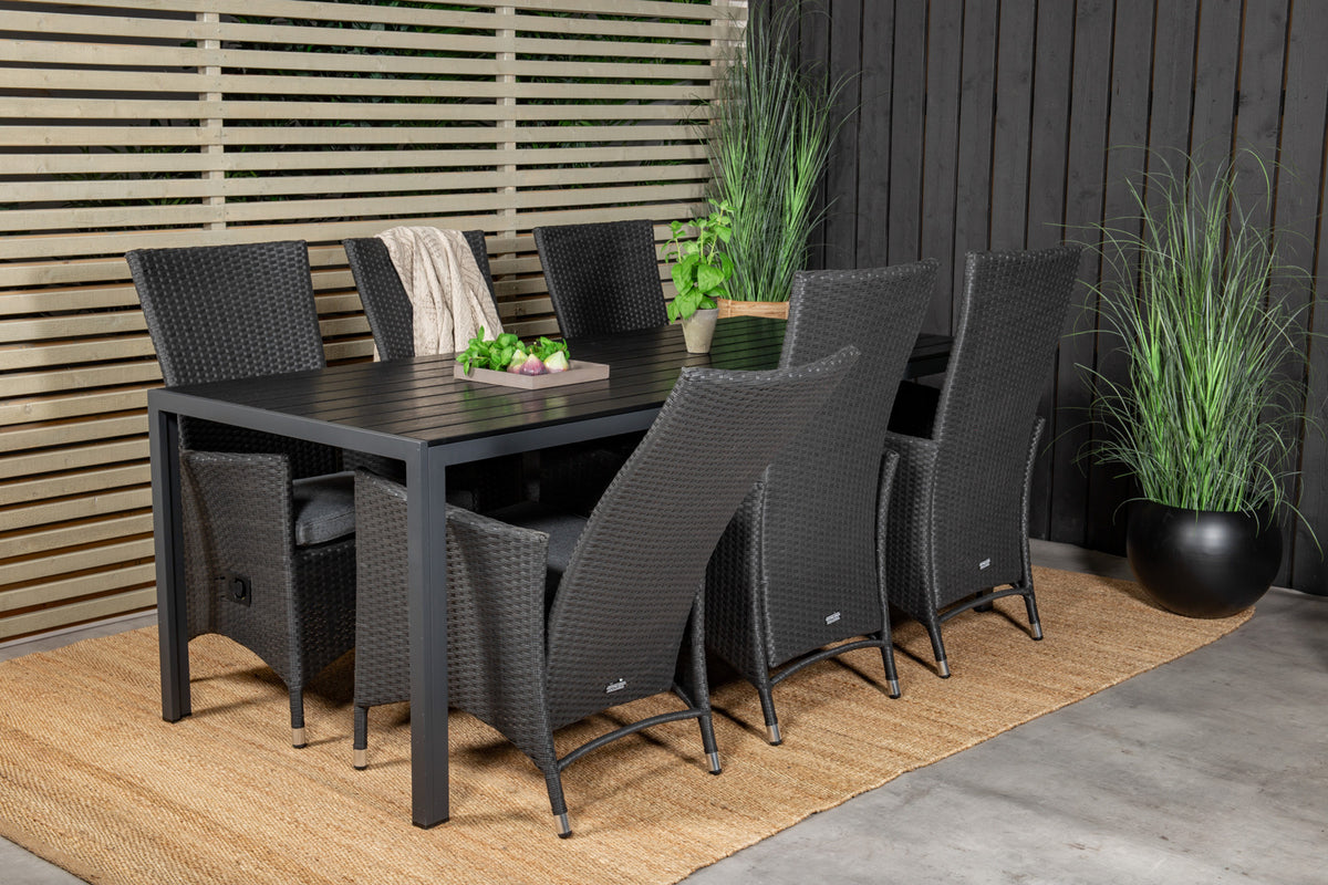 Venture Design Padova Reclinerstolar 2-pack Svart