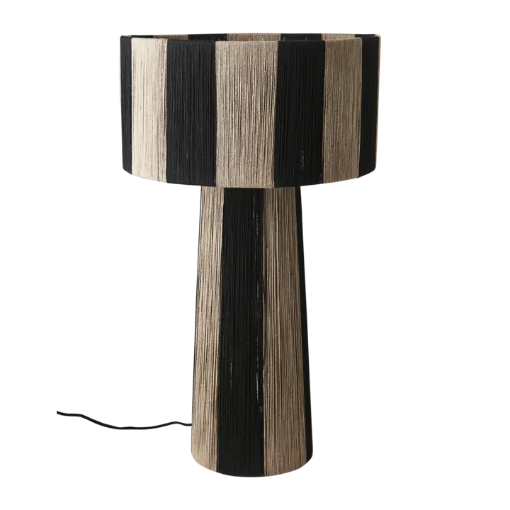 Affari of Sweden JULLAN Bordslampa M, Svart/natur