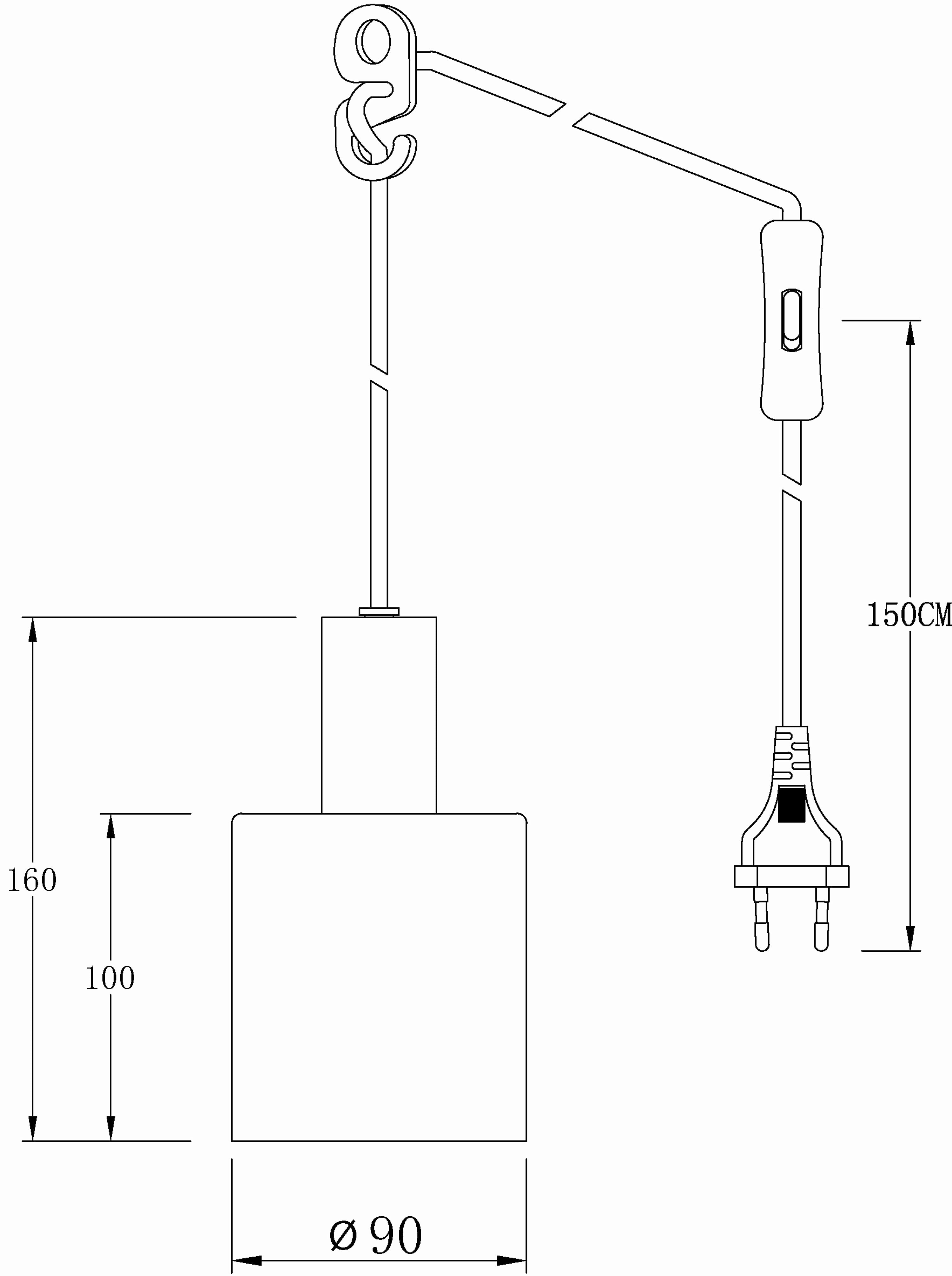 Aneta Home CYLINDER fönsterlampa