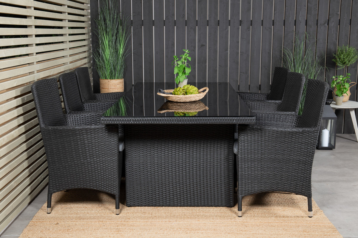 Venture Design Malin Matstolar 2-pack Svart