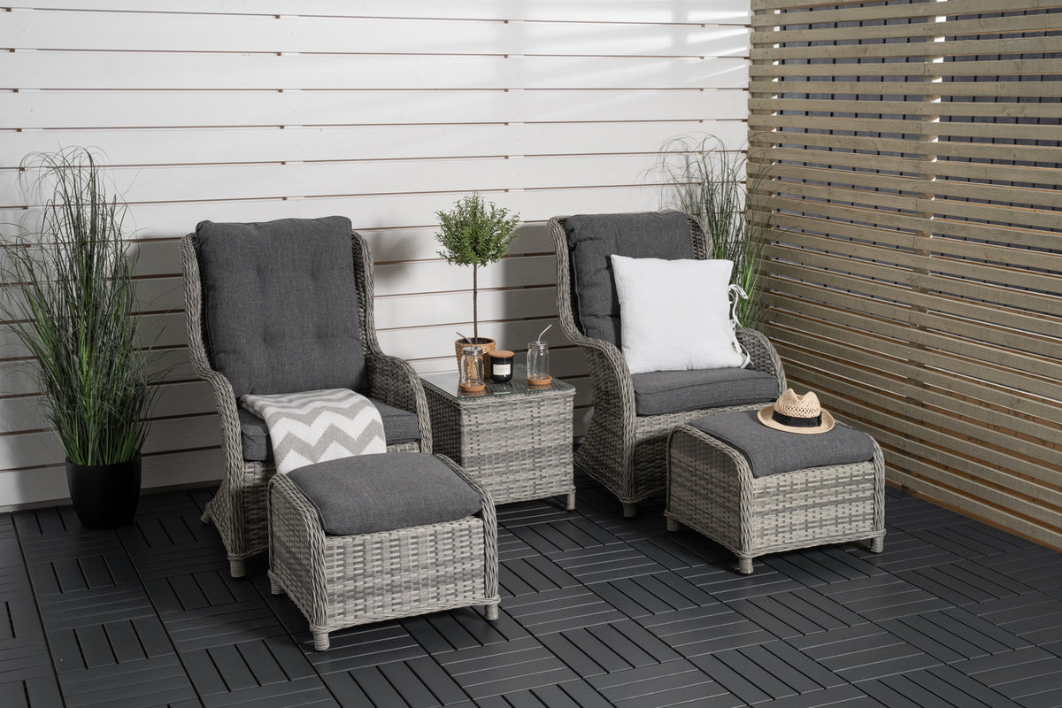 Venture Design Vikelund Lounge Set Grå
