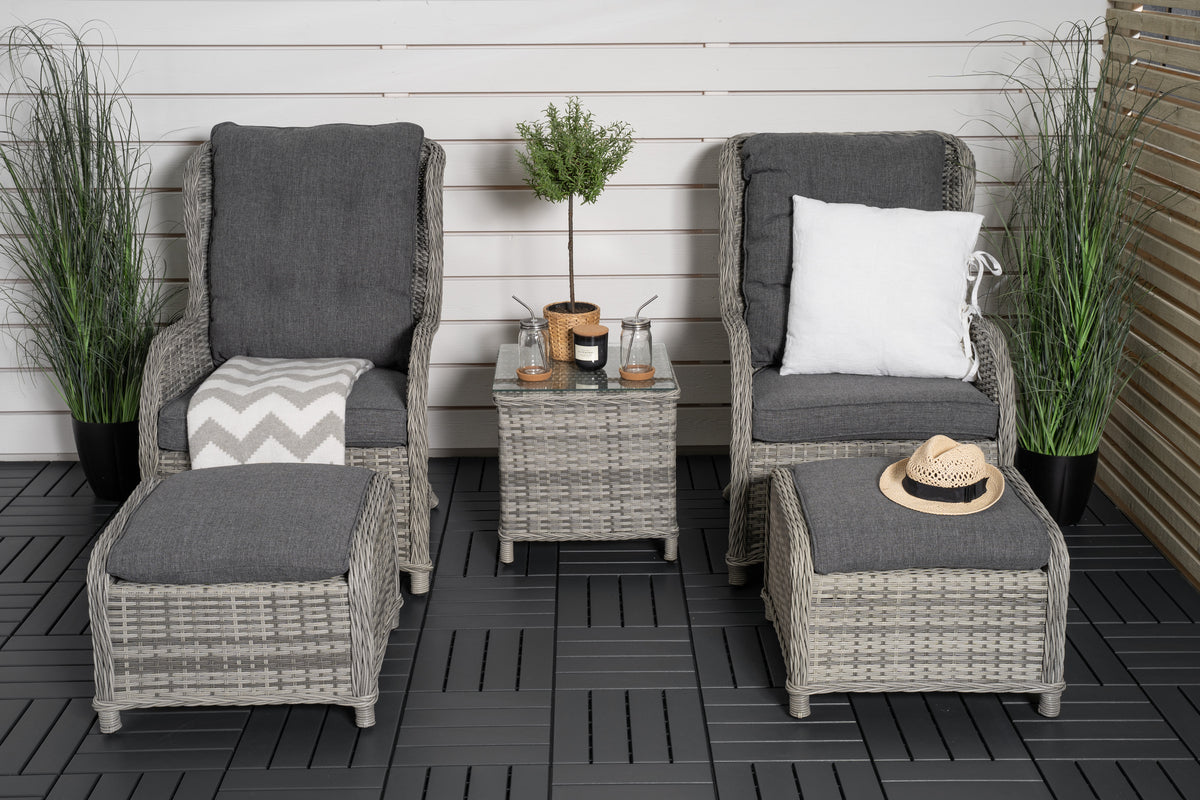 Venture Design Vikelund Lounge Set Grå