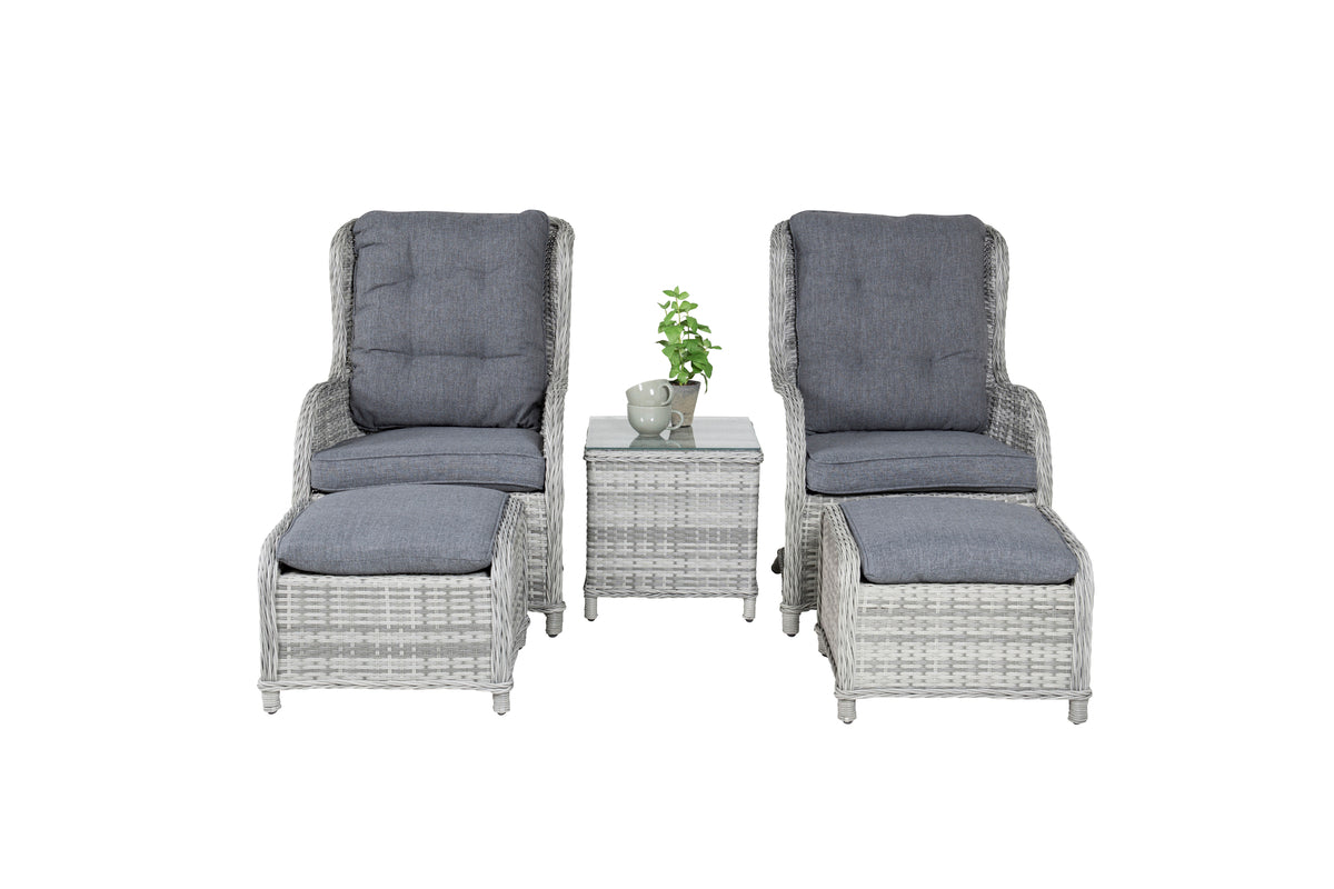 Venture Design Vikelund Lounge Set Grå
