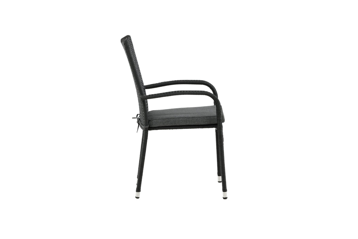 Venture Design Anna Matstolar 2-pack Svart