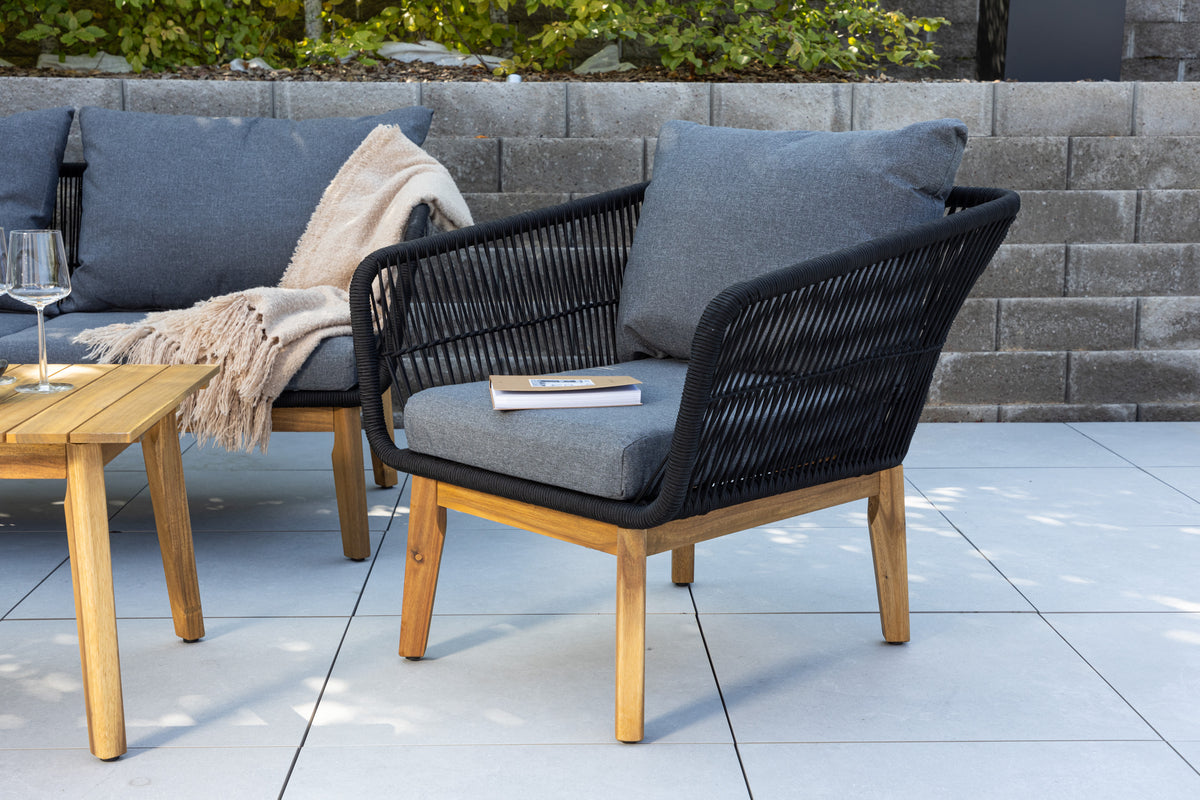 Venture Design Chania Soffgrupper Natur Svart