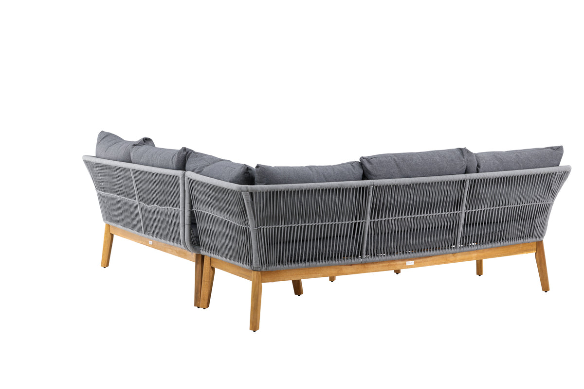 Venture Design Chania Hörngrupper Natur Grå