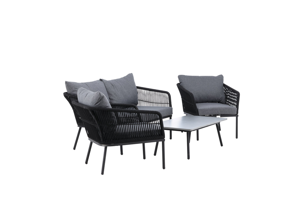 Venture Design Lindos Soffgrupper Grå Svart