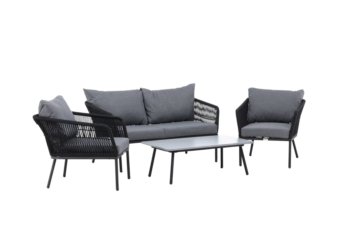 Venture Design Lindos Soffgrupper Grå Svart