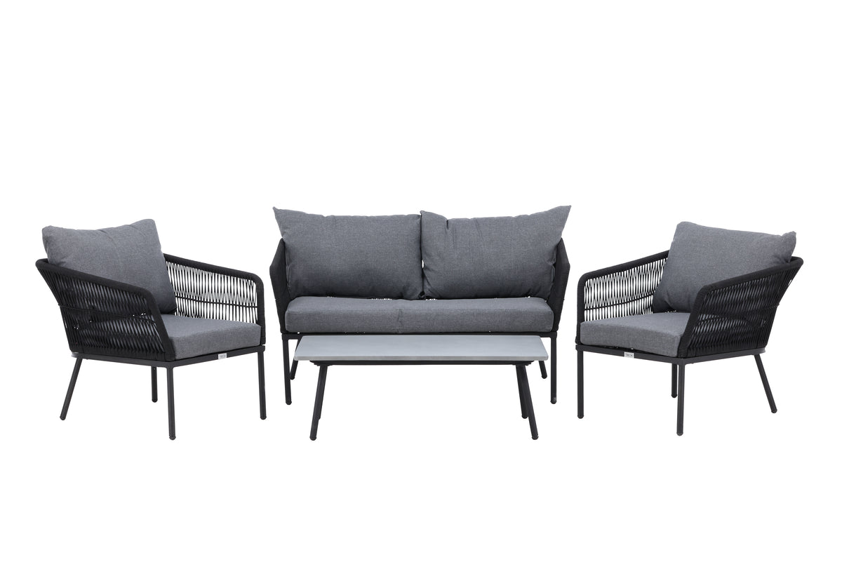 Venture Design Lindos Soffgrupper Grå Svart