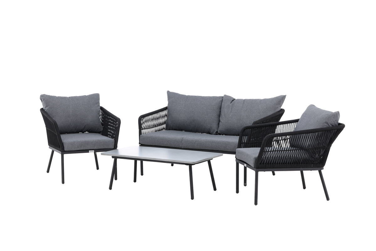 Venture Design Lindos Soffgrupper Grå Svart