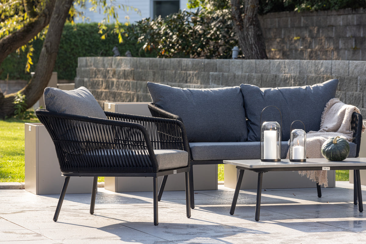Venture Design Lindos Soffgrupper Grå Svart