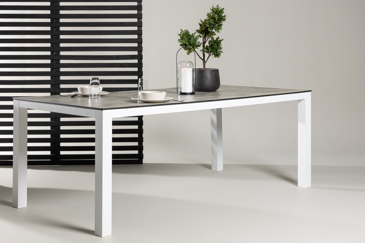 Venture Design Llama Rektangulära Matbord 205 × 100 Grå