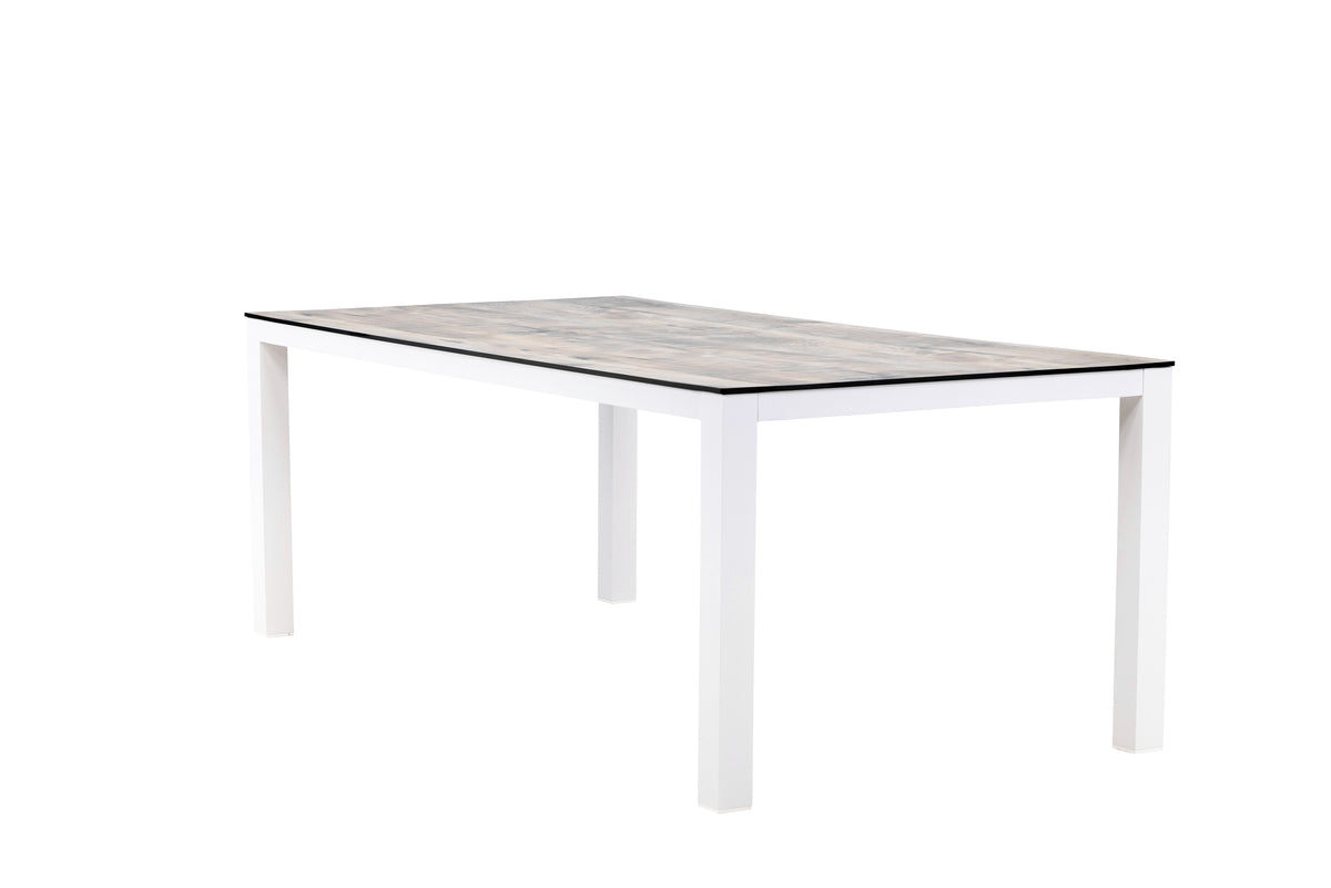 Venture Design Llama Rektangulära Matbord 205 × 100 Grå