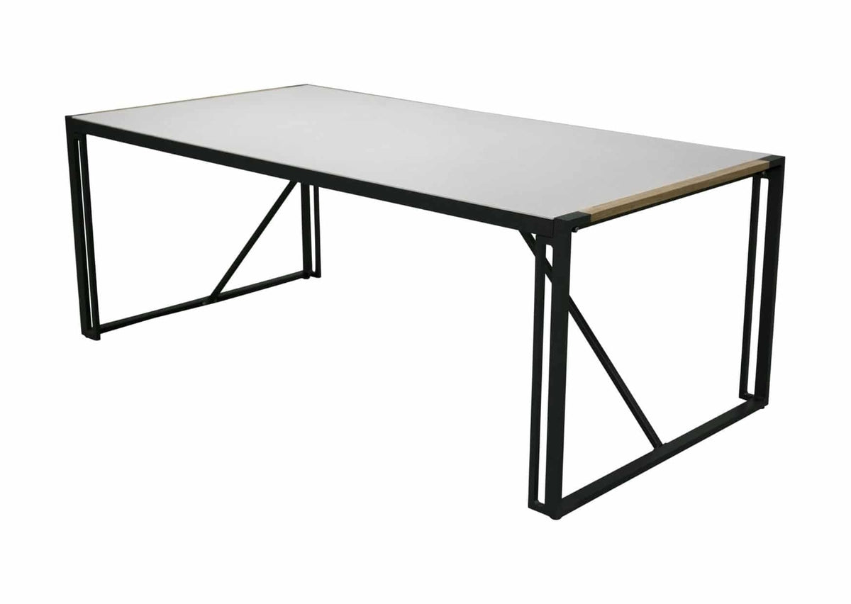 Venture Design Texas Rektangulära Matbord 200 x 100 Ljusgrå