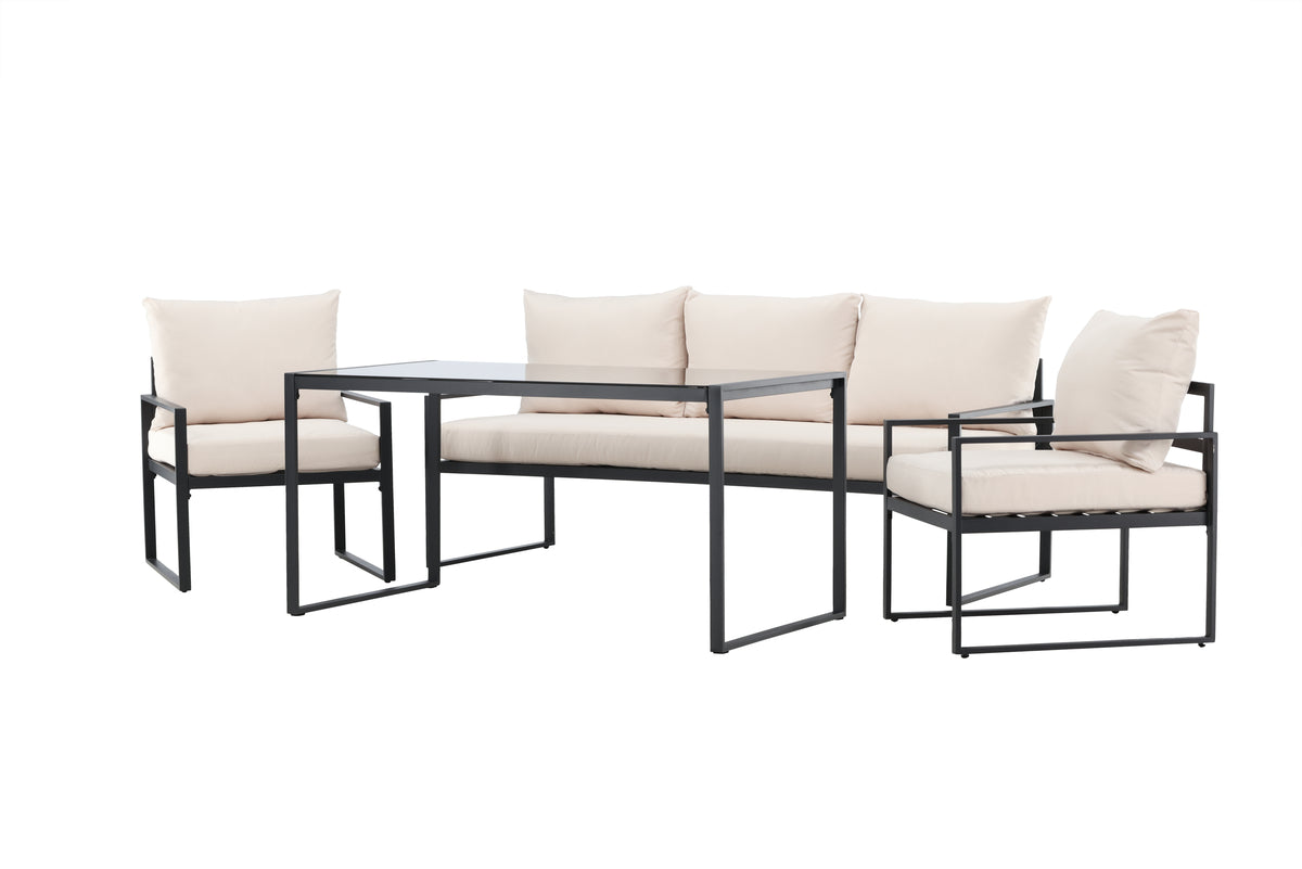Venture Design Catania Soffgrupper Svart Beige