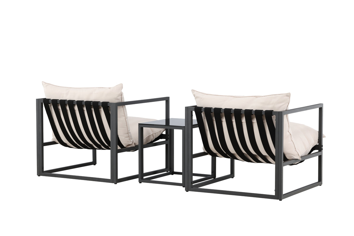 Venture Design Messina Lounge Set Svart