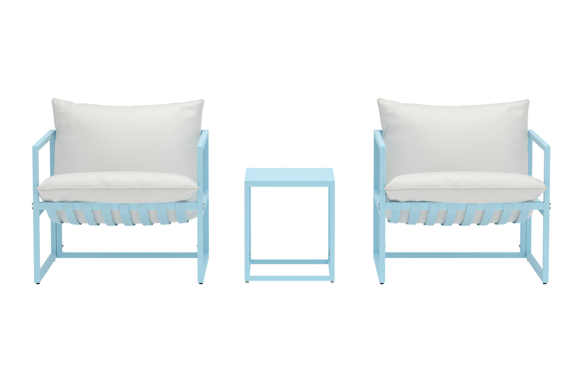 Venture Design Messina Lounge Set Ljusblå