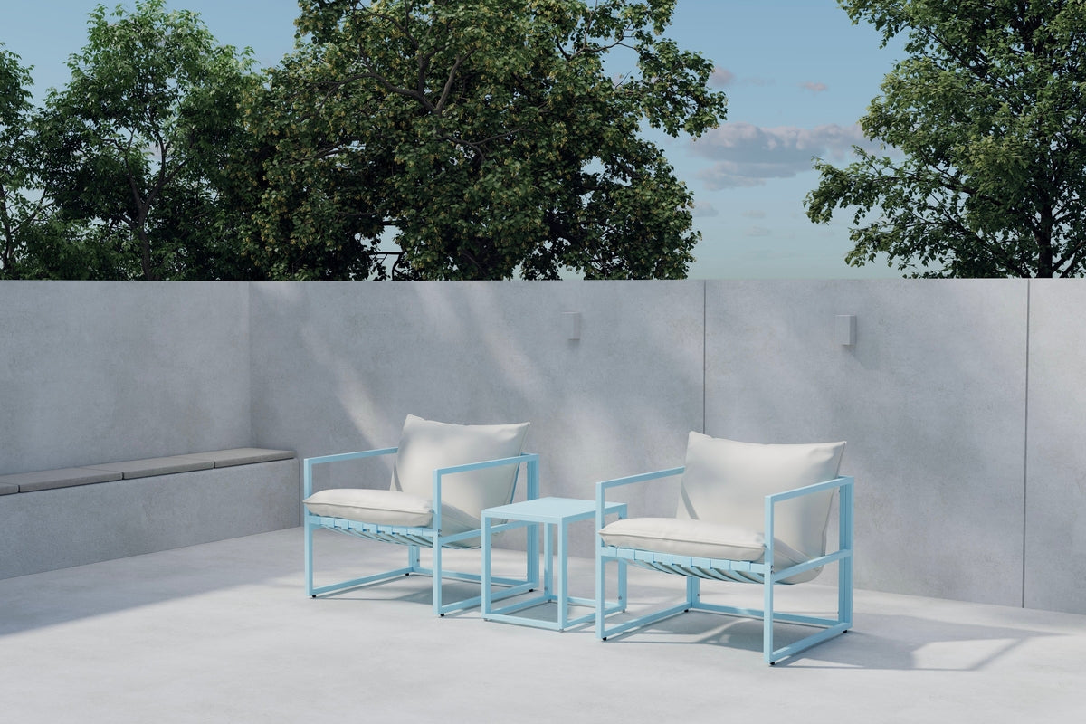 Venture Design Messina Lounge Set Ljusblå