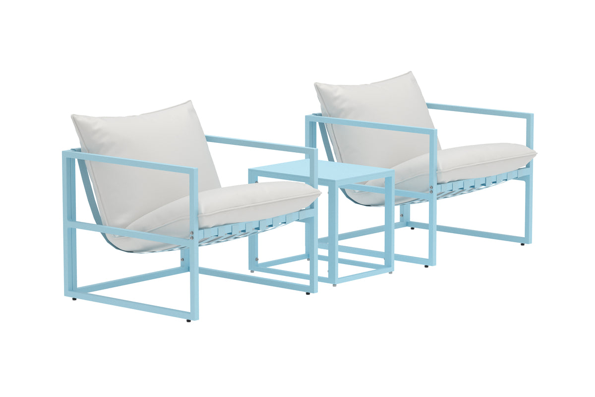 Venture Design Messina Lounge Set Ljusblå