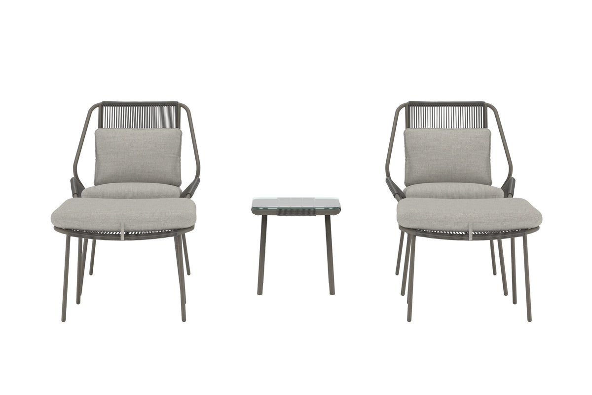 Venture Design Zakynthos Lounge Set Brun