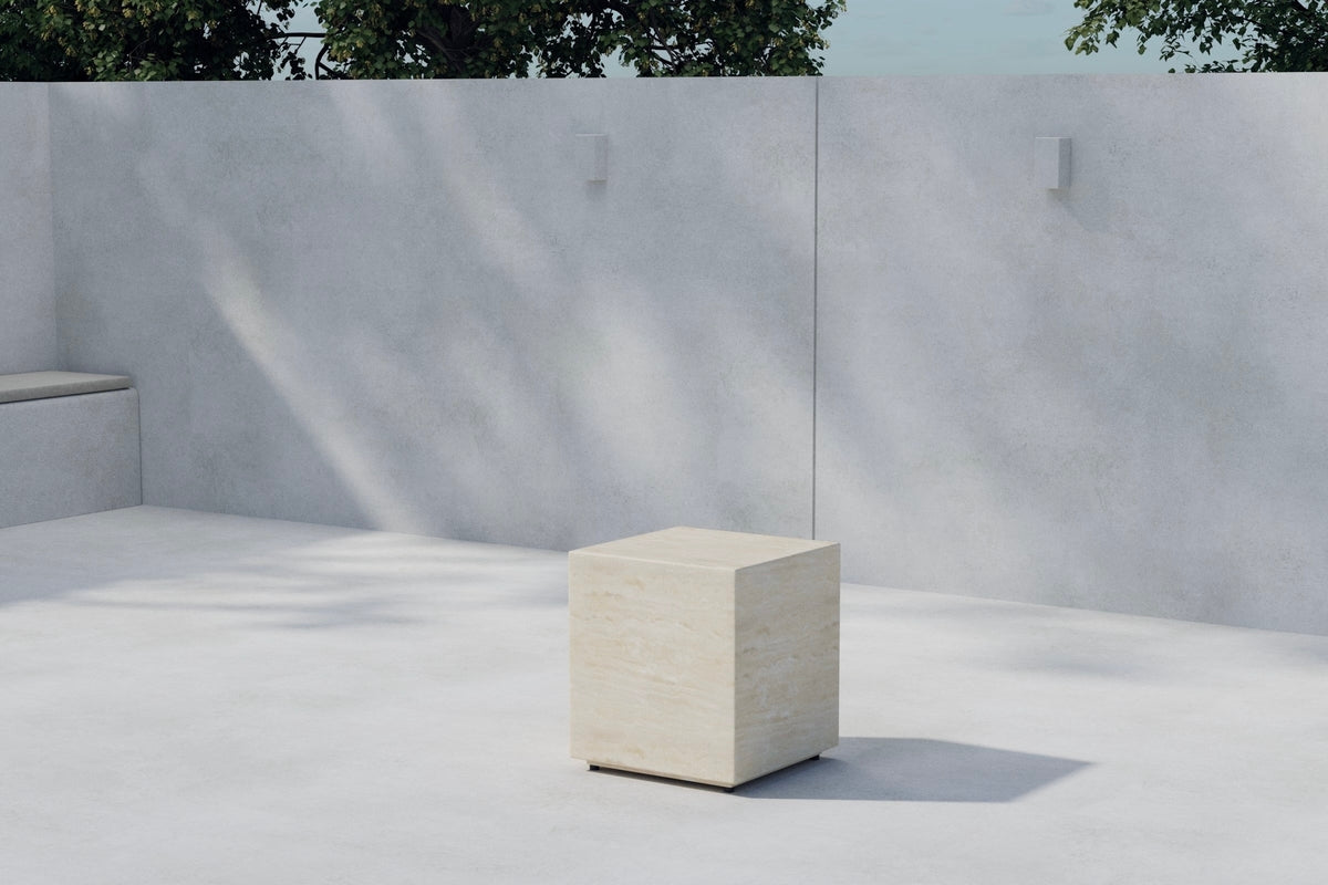 Venture Design Lissabon Sidobord 40 x 40 x 45 Beige