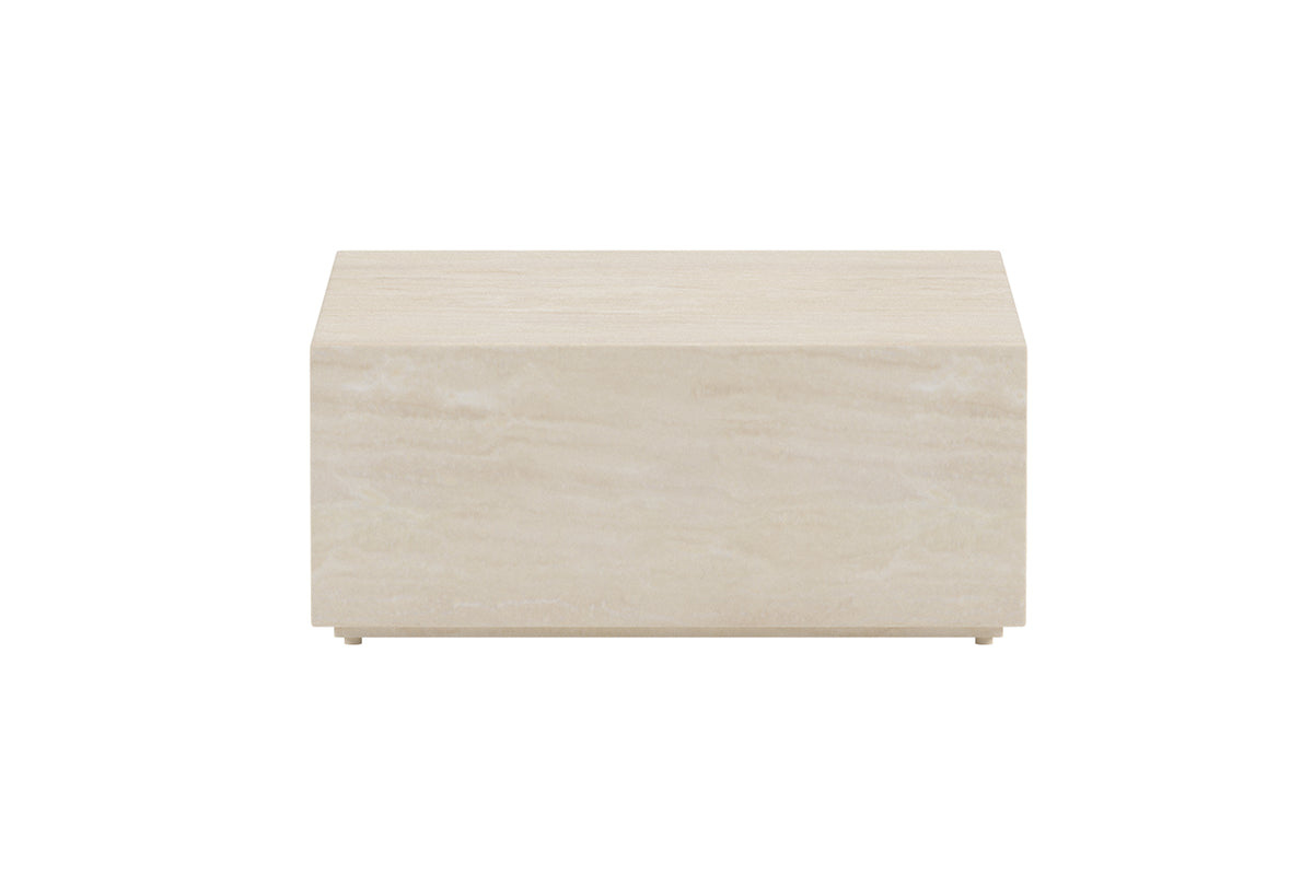 Venture Design Lissabon Sidobord 80 x 80 x 35 Beige
