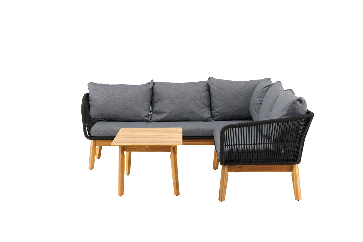 Venture Design Chania Hörngrupper Natur Svart