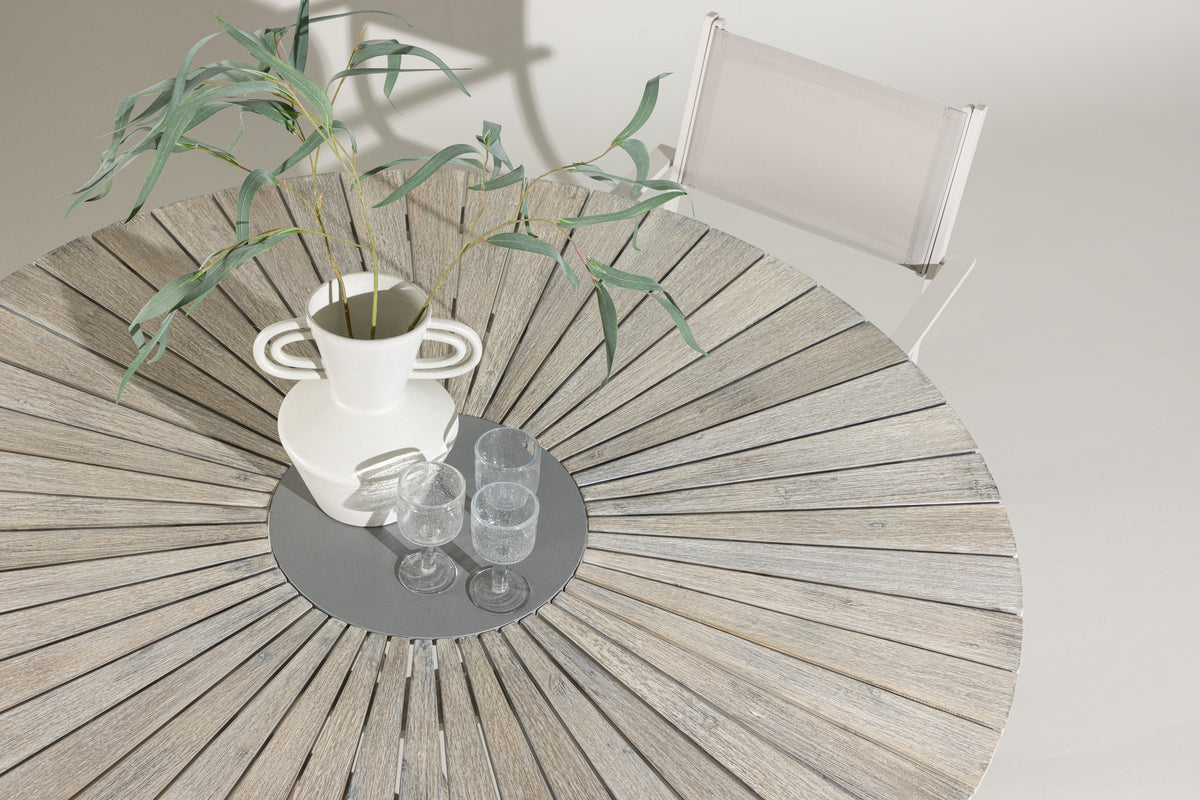 Venture Design Rives Runda Matbord ⌀150 Vitputsad