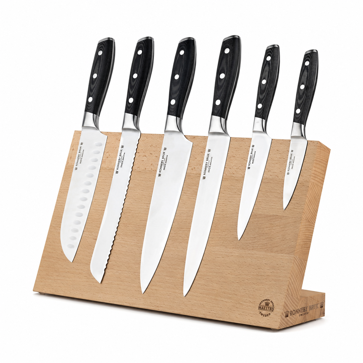 Magnetiskt Knivblock 7 Knivar