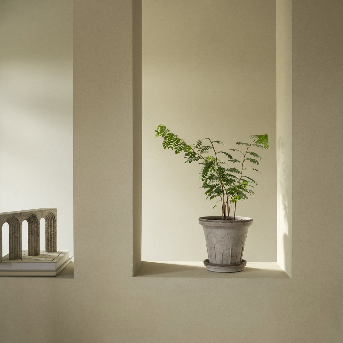 Fleur Pot RAW Grey