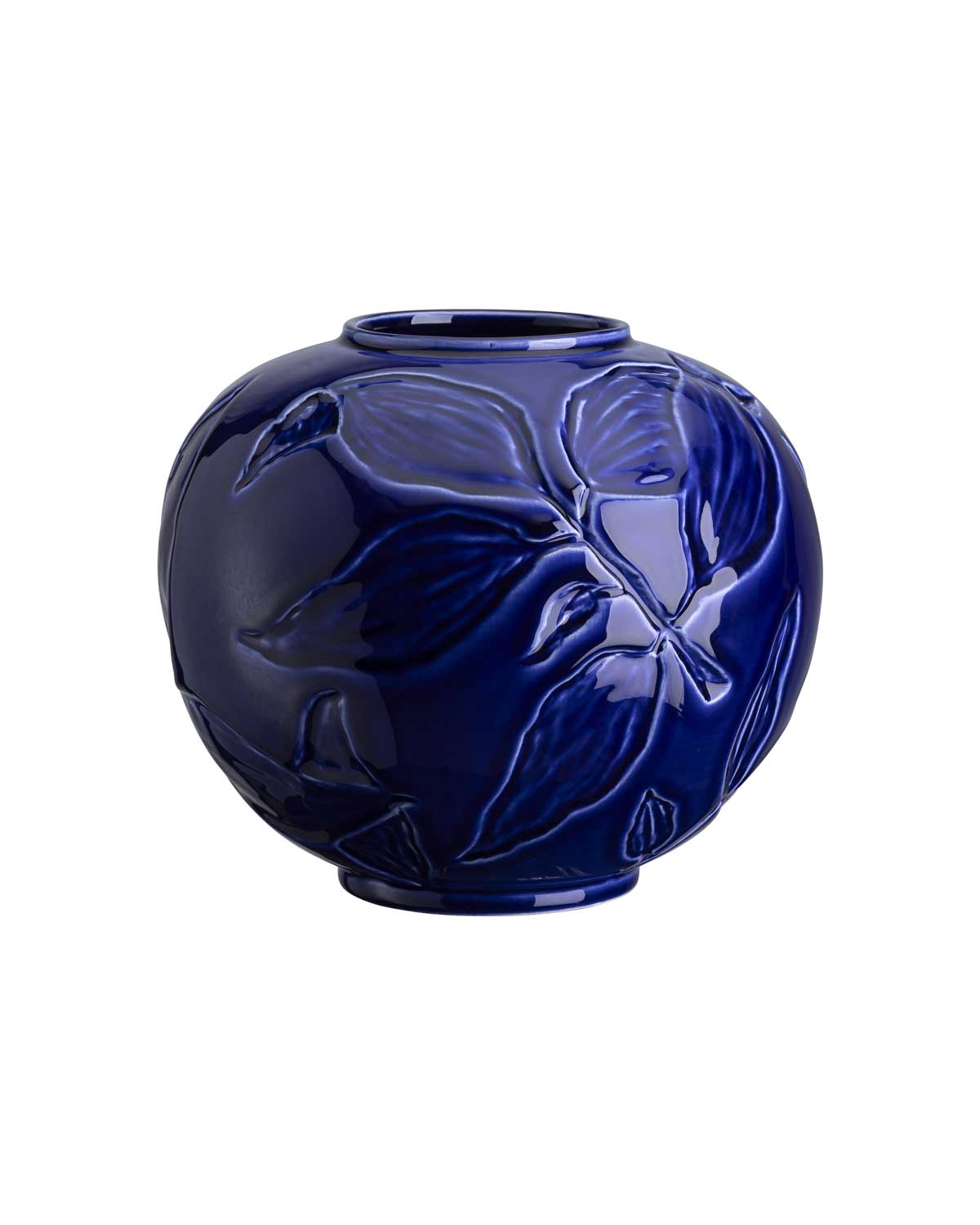 Florita Round Vase Agate Blue
