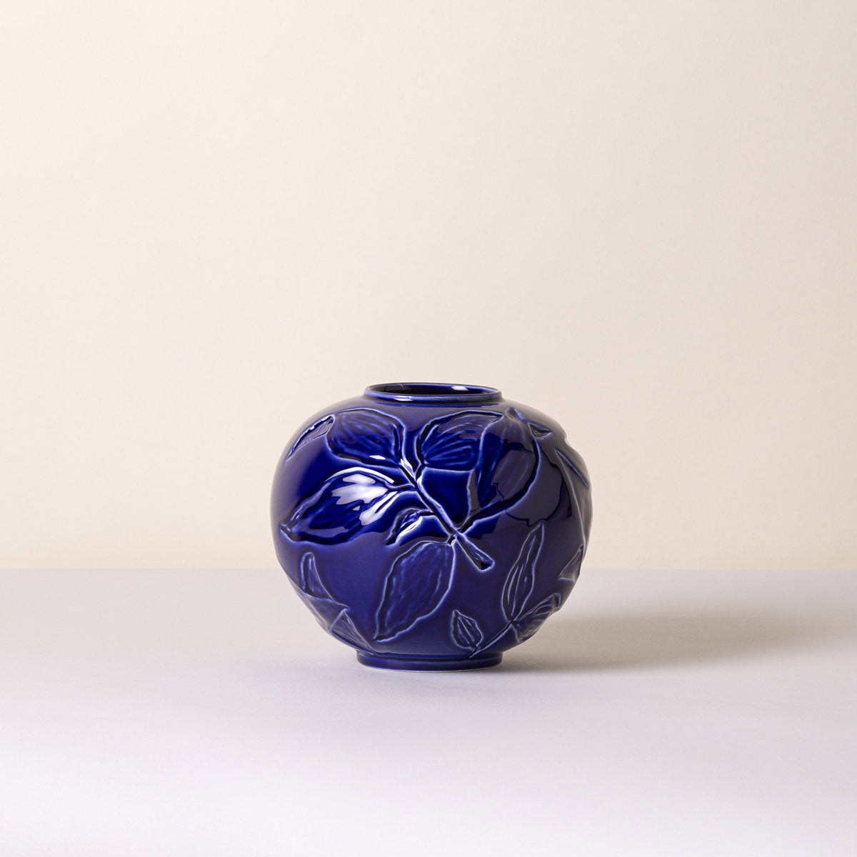 Florita Round Vase Agate Blue
