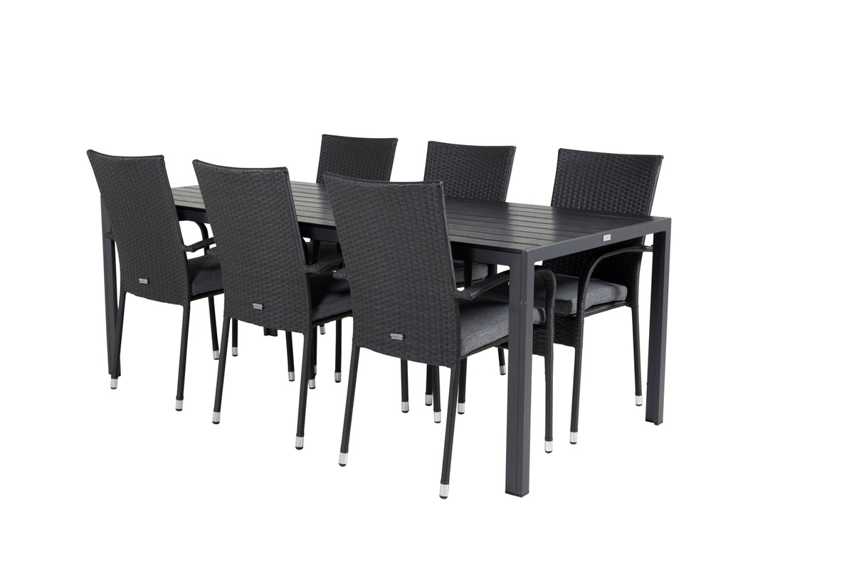 Venture Design Anna & Break Matstolar 2-pack Svart +