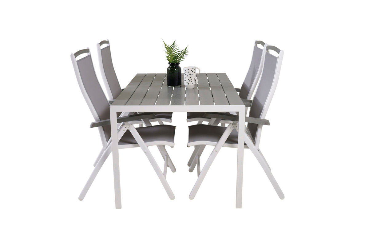 Venture Design Albany & Break Positionsstolar 2-pack Vit +