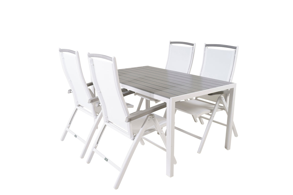 Venture Design Albany & Break Positionsstolar 2-pack Vit +
